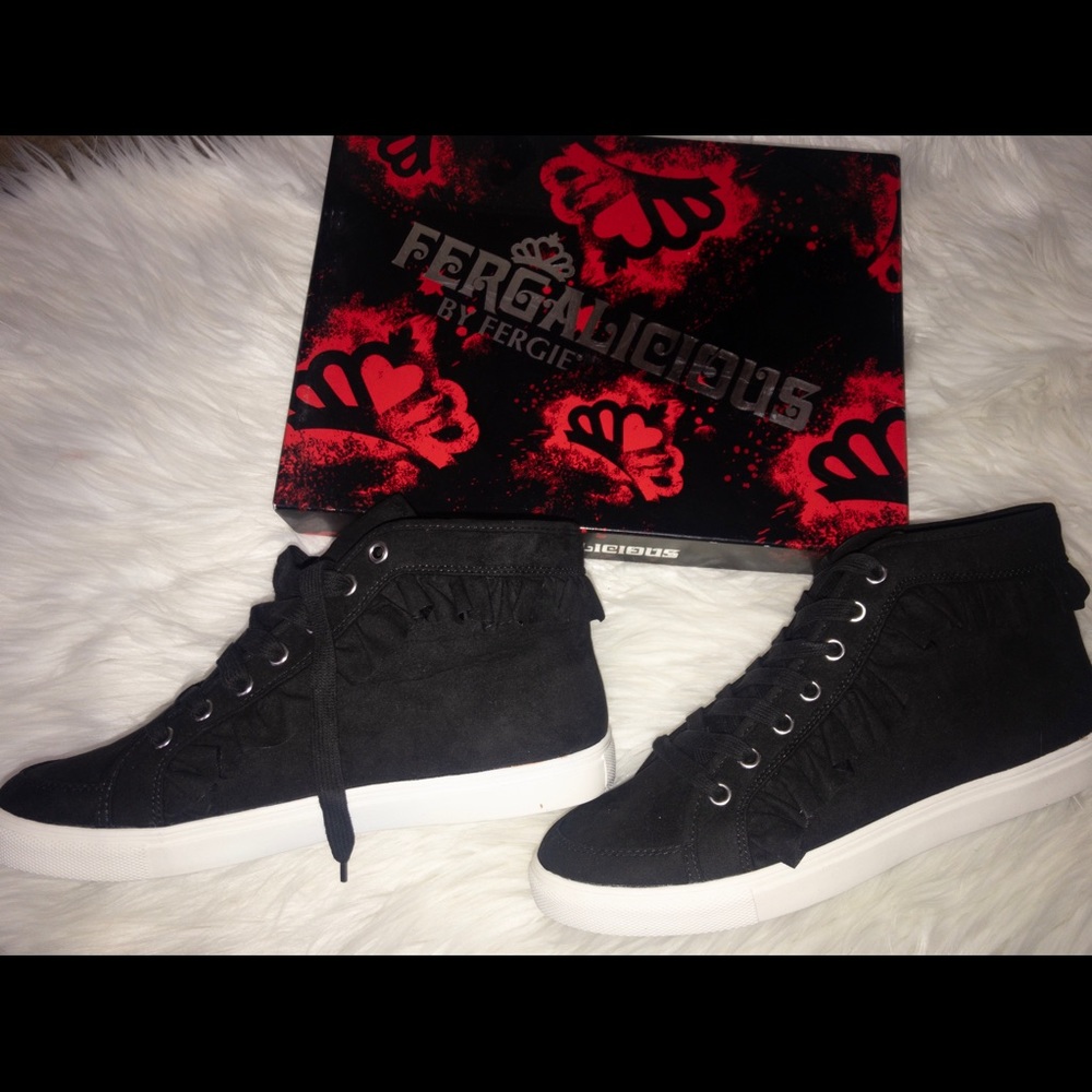 High top tennis shoes